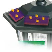 Lámpara Solar Para Valla Exterior IP65 Decorativa Para Jardín Puerta Casa De Campo Lámpara Solar Autocontenida Protección Total - details 4