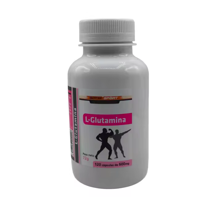 L glutamina 120 cápsulas de 600 mg Sotya, Ejercicio físico, Musculación, Mejora la mucosa intestinal, Sistema inmune, Crecimiento y recuperación de los músculos. - 1
