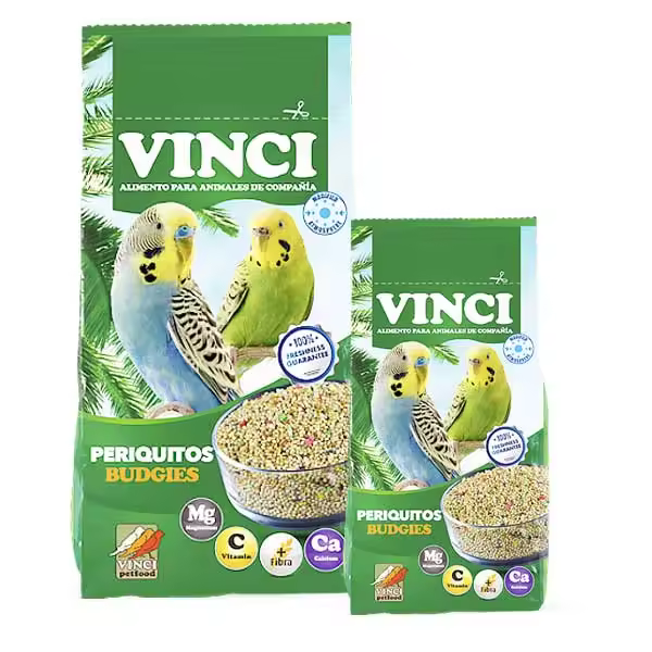 Pienso para Periquitos BirdMix Vinci, 1kg, 5kg, Comida de Pájaros, Semillas para Periquitos - 1