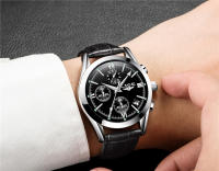 Reloj De Pulsera Deportivo De Lujo Para Hombre LIGE Cuarzo Militar Con Correa De Cuero Premium Impermeable Y Cronógrafo Moda Casual - details 13
