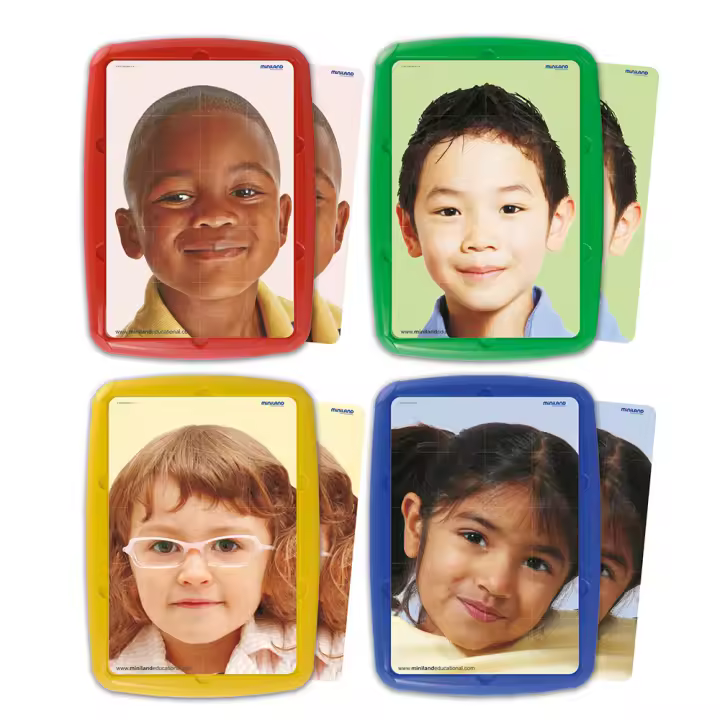 Set de 4 puzzles: Niños del mundo - 1