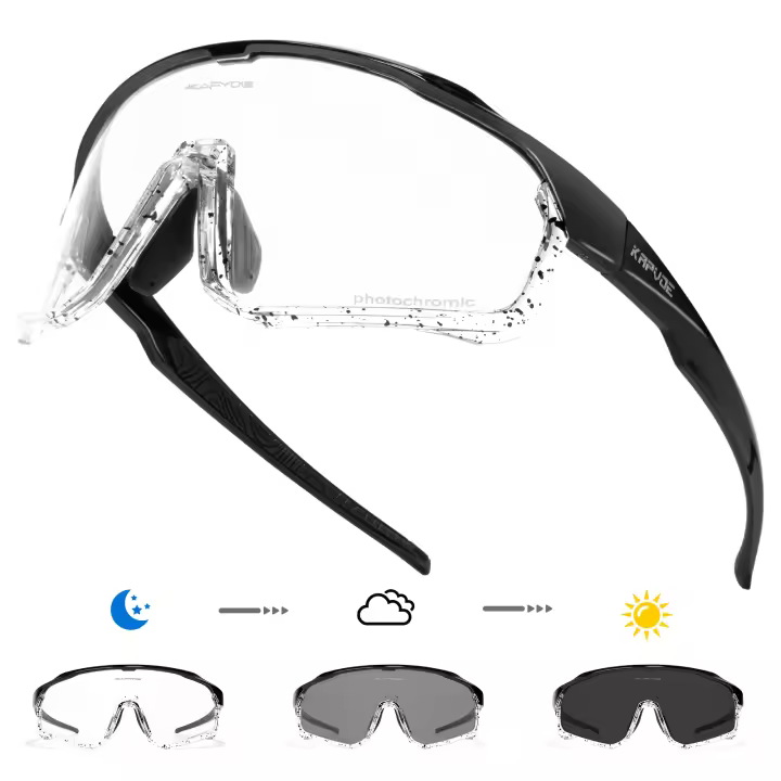 KAPVOE Photochromic Cycling Sunglasses Men MTB Cycling Glasse Women Road Bicycle Glasses UV400 Outdoor Bicycle Sunglasses - 1