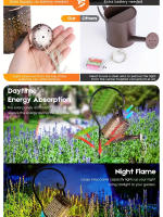 Lámpara De Jardín Solar Decorativa En Forma De Taza De Té Iluminación Nocturna Para Decoración De Jardín Y Paisaje Exterior - details 5