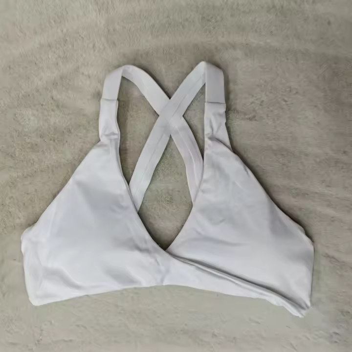 Sujetador De Yoga Para Mujer SHINBENE Con Tirantes Cruzados Y Costuras Altas Esponjado Fitness Y Ejercicio Top Corto - 1