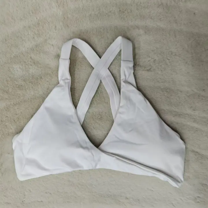 Sujetador De Yoga Para Mujer SHINBENE Con Tirantes Cruzados Y Costuras Altas Esponjado Fitness Y Ejercicio Top Corto - 1
