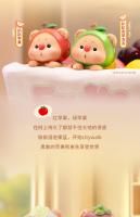 Caja Misteriosa De Juguetes Oyo Bear Cub Serie Power Hipper Miniatura Caja De Frutas Ornamento De Dibujo Animado Lindo Y Moderno Para Regalo - details 4