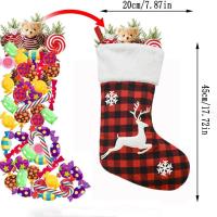 Calzón De Navidad En Invierno Decoración Para Chimenea Regalo Divertido Con Forma De Copita De Nieve En Estilo Rayado Rojo Y Blanco Decoración Para Hogar - details 5
