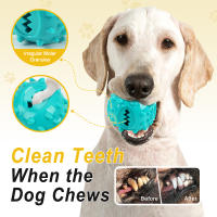 Juguetes Para Masticar Para Perros Juguetes Interactivos De Limpieza Dental Anti Mordedura Con Bolas De Alimentos Que Se Dejan Escapar Juguete Lento Para Mascotas COOLPLAY - details 2