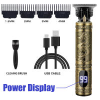 Afeitadora Eléctrica Vintage T9 Para Barba Y Cabello Recargable Por USB Máquina De Corte De Pelo Viaje Sin Cable Para Hombres Barba Clipper - details 7