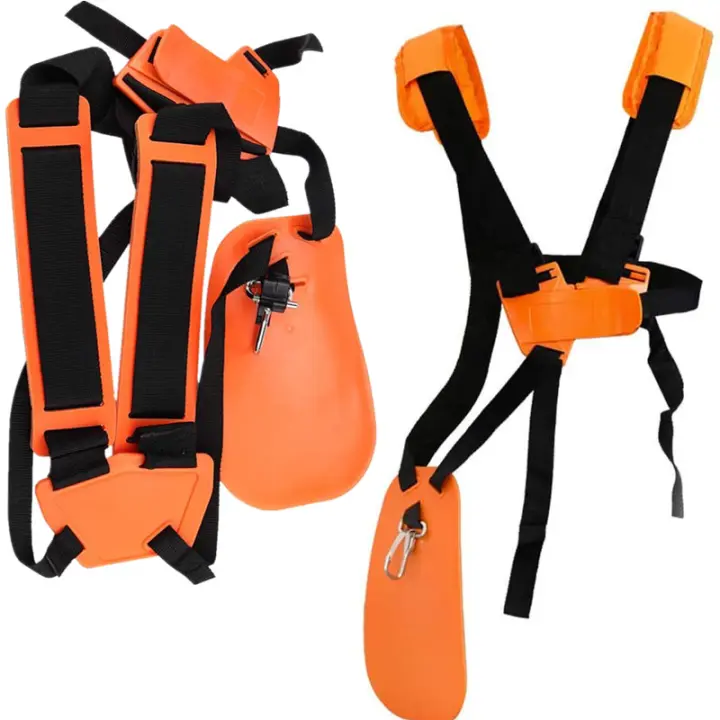 Almohadilla Ajustable Para Motosierra Doble Enlace Con Correa De Hombros Para Cortacésped Protector De Jardín En Tela De Oxford Resistente Al Desgaste - 1
