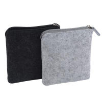 Monedero De Lana Para Hombres Y Mujeres Con Cargador De Moneda Mini Almacenamiento Tarjeta De Crédito ID Bolsa De Auriculares Estuche De Mano Casual Unisex - details 0