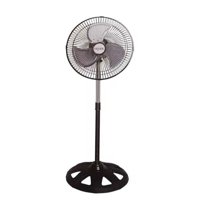 SPARK- VENTILADOR DE 10". POTENCIA 40W. 3 VELOCIDADES. 3 ASPAS DE ALUMINIO. DIRECCIÓN AJUSTABLE 100º. OPERACIÓN SILENCIOSA. BASE PESADA. - 1