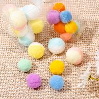 Juguetes Interactivos Para Gatos Y Perros Bolas De Terciopelo Coloridas Juguete Suave Para Juegos Divertidos Y Adorables - details 8