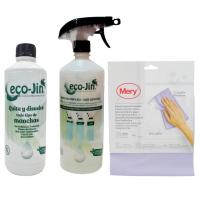 Ecojin 1 Litro con Aroma a Elegir + Bayeta Especial Cristales Mery – Limpiador Multiusos Sin Tóxicos: Quitamanchas, Desengrasante, Apto para Todas las Superficies. Limpieza Profunda que No Daña la Salud. Ecojin Original de Laboncler - details 3