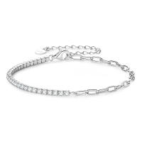 Pulsera De Tenis Original En Plata 925 Con D Color Moissanite 2mm Para Mujer Joyería De Moda Regalo De Cumpleaños Certificado - details 7