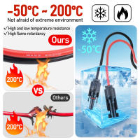Cable De Carga Solar Con Adaptador Xt60 a Macho Y Hembra 12AWG 1M 2M 3M Para Pack De Batería Cable De Extensión Para Conector Solar - details 7