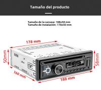 BQCC 1 Din Car DVD Player Con BT USB FM Radio AUX TF Play Protección De Potencia Ajuste De Sonido EQ Control Remoto Estéreo De Coche - details 11