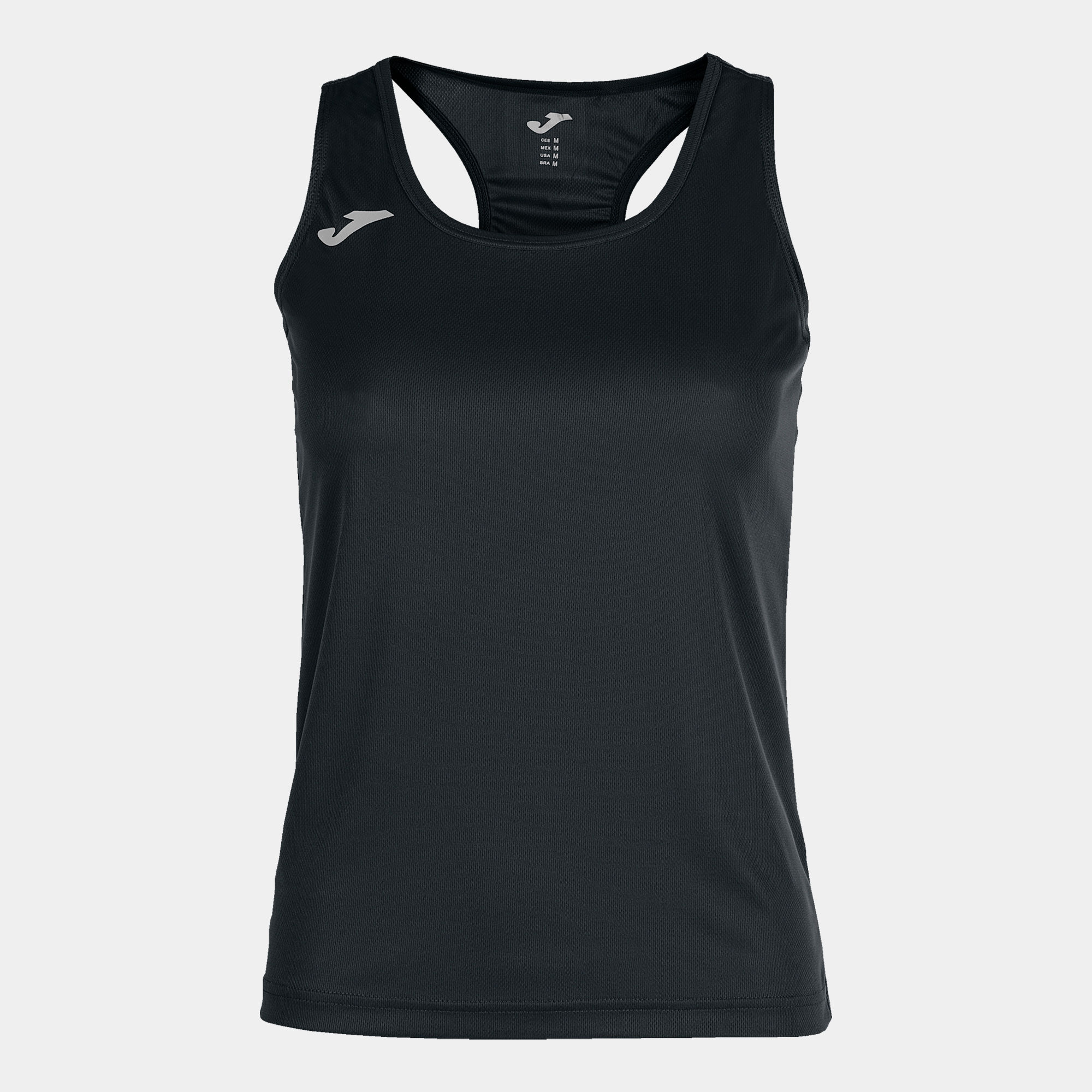 Camiseta S/M Running Mujer Joma Siena II 900703 Negro 100 Transpirable