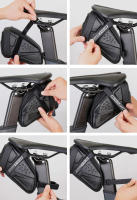 Bolsa De Sillín Para Bicicleta 1L Bolsa De Almacenamiento Impermeable De Poliéster Accesorios De Ciclismo Bolsa De Asiento De Bicicleta - details 15