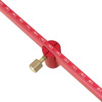 Regla De Dibujo Ajustable En Metralla E Inch Compass Scribe Center Finder Calibrado Para Carpintería Herramienta De Marca De Circulo Fijo - details 20