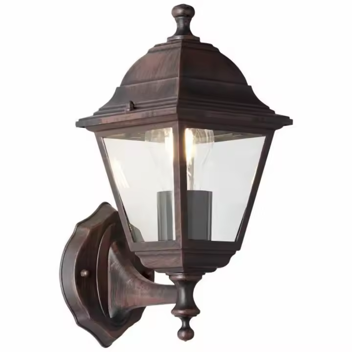 Farol para Jardín Brilliant Nissie Orange Negro oxidado 60 W E27 Exterior - 1