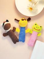 Juguete De Peluche Para Mascotas Pequeñas Forma De Animal Mordedor Resistente Para Perros Juguete De Sonido Para Desviar Energía Y Moler Dientes - details 0