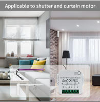 Interruptor Inteligente De Cortina WiFi Tuya Control Remoto Smart Life APP Alexa Google Home Motor Para Rollos Y Ventanas - details 5