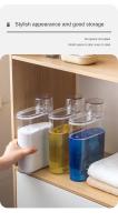 Botella De Detergente De Lavandería Con Dispensador Plástico Tanque Transparente Sellado Para Almacenamiento De Lavandería Y Cuidado Del Hogar - details 6