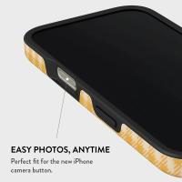 Carcasa De Teléfono BURGA INS Amarilla Con Patrón De Red Para iPhone 16 15 14 13 12 11 pro Max plus Cubierta Doble Lujo Resistente a Golpes Antisuciedad Anti-Rasguños Non-Slip Compatible Con Varios Modelos De iPhone - details 5