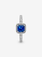 Pandora - Anillo de Halo con Destellos-Azules - details 1