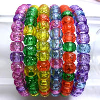 Paquete De 1000 Piezas De Cuentas De Caballo Multicolor Y Brillantes 9mm Para Fabricación De Pulseras Y Cabello Para Trencillas Joyería - details 3