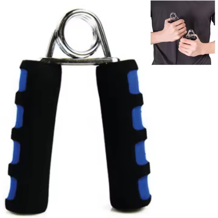 Equipo Fitness para Ejercicios Fuerza de Agarre con los Dedos, Pinza de Mano, Agarre para Entrenamiento de Manos y Muñeca, Azul - 1