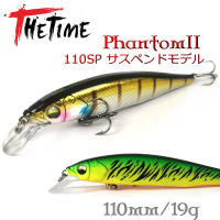 THETIME PHANTOM2 110SP Suspend Wobbler Minnow Lure 110mm 19g Artificial Señuelo Para Pesca En El Agua Media Para Peces Y Salmón En Río Lago Oceán - details 0