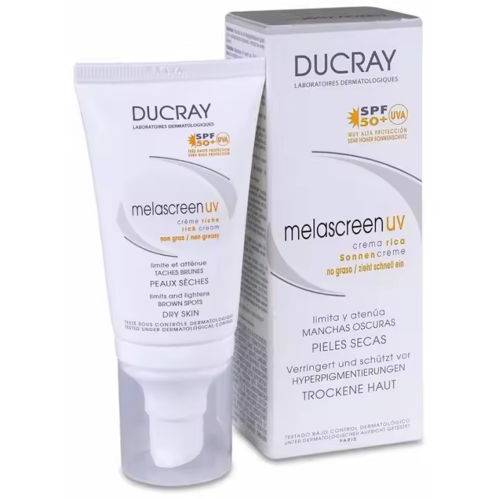Ducray Melascreen Uv Crema Rica Antimanchas Spf 50+, 40 Ml - 1