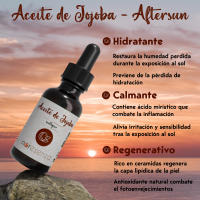 Noresenza Pack Hidratación Natural BIOSENSITIVE - Crema facial Biocaroteno + Crema facial Bio Noche + Aceite de jojoba  + Aceite de Argán + Aceite de rosa mosqueta - details 3