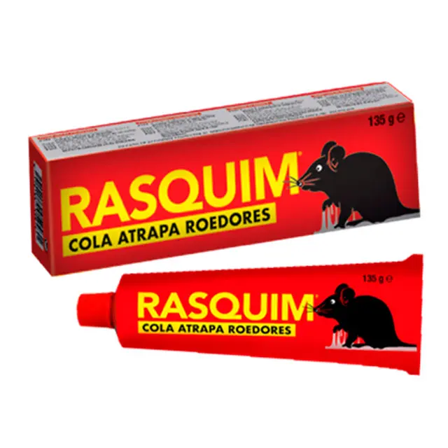RASQUIM COLA ATRAPA ROEDORES 135 GR CEBO RATONES RATAS TRAMPA - 1