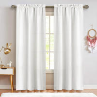 2PCS Cortinas De Color Sólido Con Bolsa De Mango Simple Para Filtering Luz Adecuadas Para Decoración De Sala De Estar Oficina Hogar Dormitorio - details 7