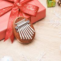 Mini Kalimba 8 Claves Piano De Uso Manual Estilo Gota De Agua Instrumento Lindo Portátil Set De Regalo Elegante Para Niños - details 3
