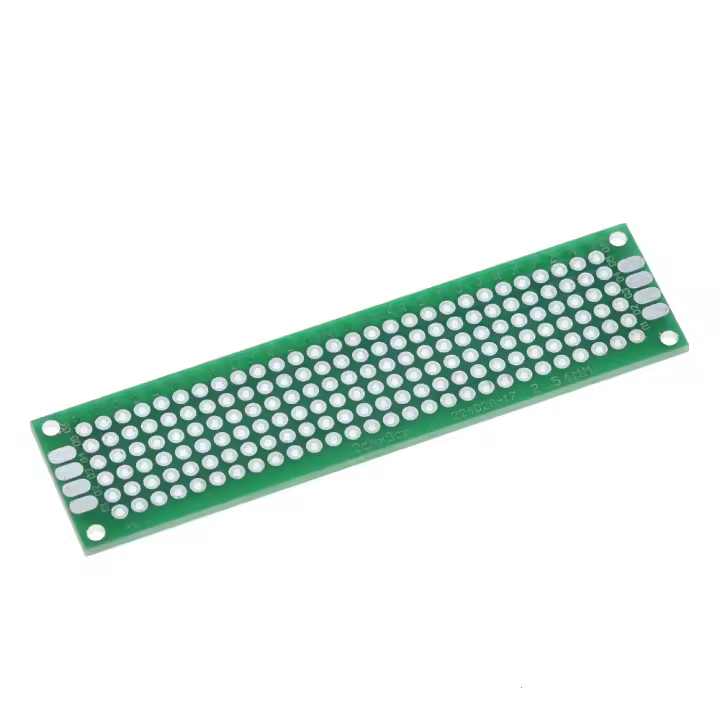 5x Placa PCB 2x8cm Perforada Doble Cara 2,54mm Prototipo - 1