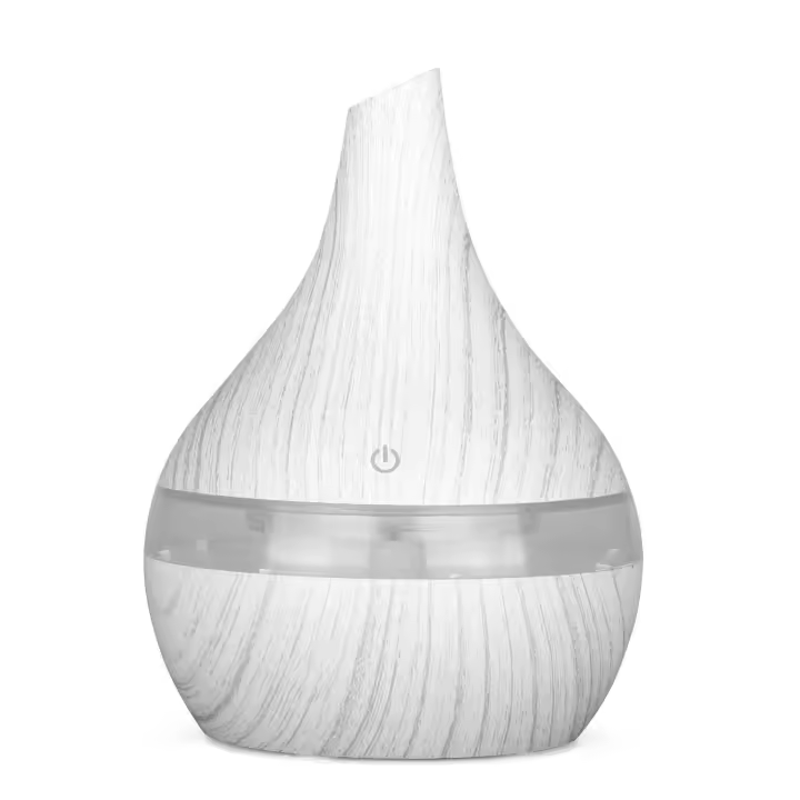 Humidificador de escritorio USB con diseño de madera, 300 ml, purificador de aire creativo para oficina, difusor y atomizador - 1