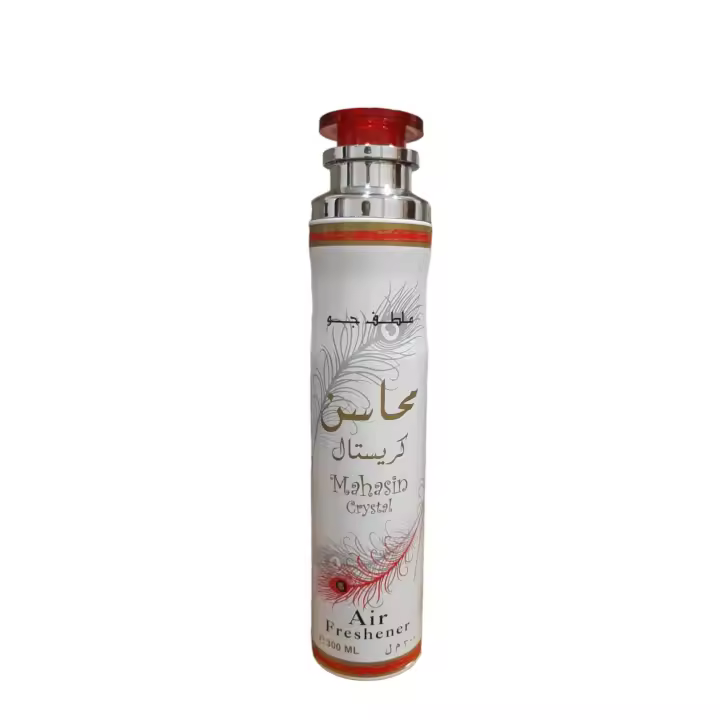 ambientadores árabe mahasin crystal Lattafa ... 300ml con perfume árabe fragancia árabe colona árabe - 1