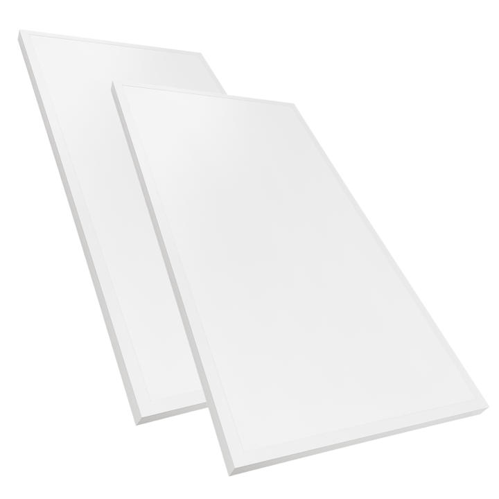 LED ATOMANT Plafón LED de Superficie 120x60cm 96W, CCT (Selector de Color Blanco Cálido, Neutro y Frío), 11500 Lúmenes, Driver Incluido, Alta Luminosidad, Ideal para Oficinas, Comercios, Cocinas, Salas de Reuniones, Talleres y Espacios Amplios