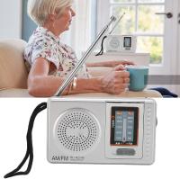 Radio portátil, radio transistor AM FM con chip DSP, altavoz incorporado, diseñada para personas mayores, fácil de usar, adecuada para el hogar, viajes, entretenimiento, trabajo, emergencias. - details 4