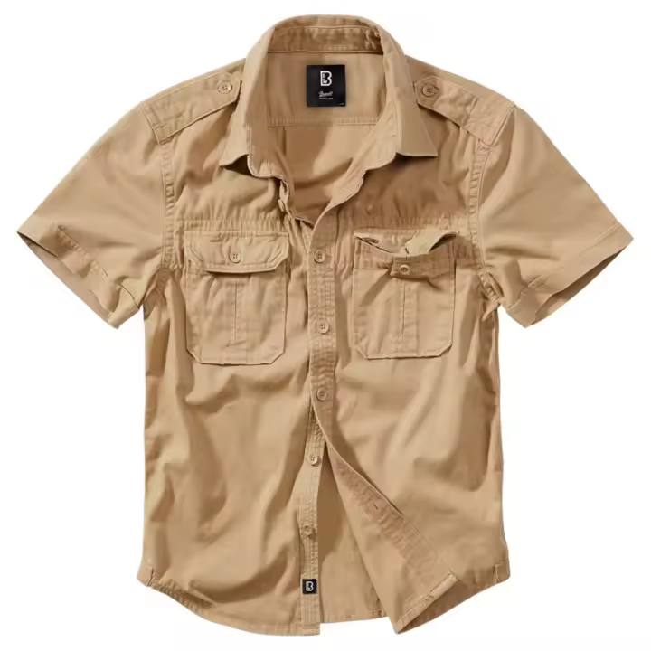 Brandit Camisa De Manga Corta Vintage - 1