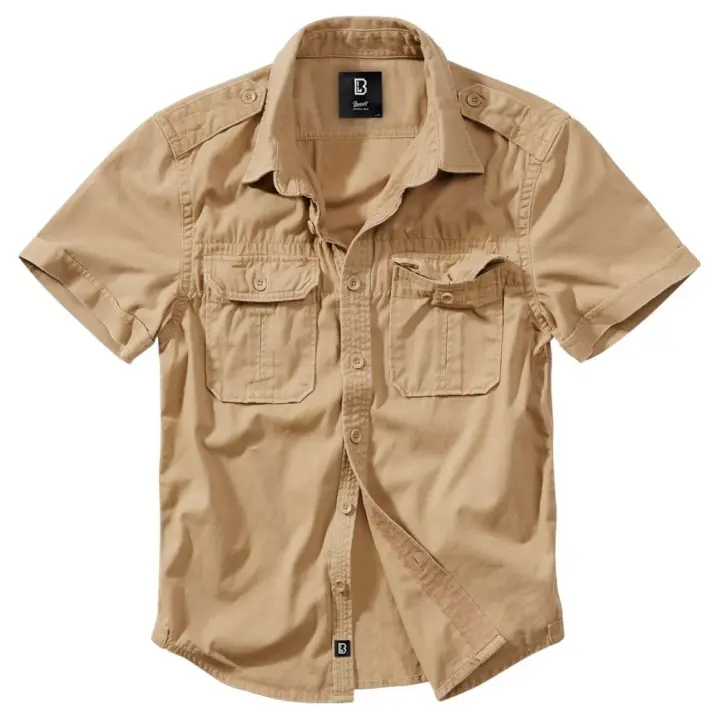Brandit Camisa De Manga Corta Vintage - 1