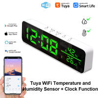 Sensor De Temperatura Y Humedad WIFI Interior Con Pantalla LCD Iluminada Soporte Alexa Google Tuya Smart Higrómetro Termómetro - details 1