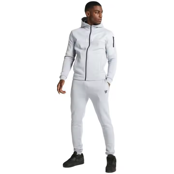 Chaqueta de Chandal 11 Degrees Mixed Fabric - Titanium para hombre en color gris - 1
