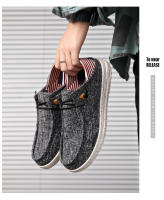 Zapatos Casuales Para Hombre Mocasines De Lona Cómodos Y Antideslizantes Zapatillas Suaves Para Caminar Ideal Para Verano - details 1