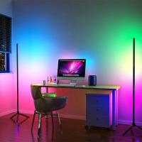 Lámpara De Piso Inteligente Bluetooth WiFi 120cm LED RGB Ajustable Para Dormitorio Estudio Sala De Estar Decoración De Navidad - details 9