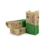 Pastilla de jabón de Aloe Vera y Rosa Mosqueta 100g - Big Soap Factory - HIDRATANTE, REGENERADOR Y CICATRIZANTE -  Para pieles muy secas, con manchas o cicatrices. - details 4